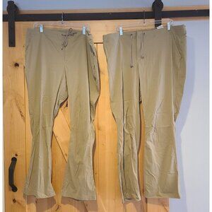 Columbia Khaki Flare Pants